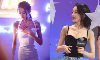 Bờ vai tố cáo Địch Lệ Nhiệt Ba đang gầy tới mức báo động khiến fan lo lắng