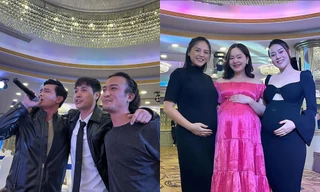 Tiệc cuối năm nhà VFC: Bộ ba bà bầu cùng anh em Công - Thành - Danh chơi lớn