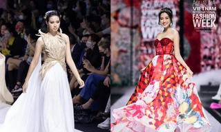 So sánh sàn diễn thời trang đầu tiên và mới nhất của Hoa hậu Đỗ Thị Hà: 'Sốc' đến không nhận ra