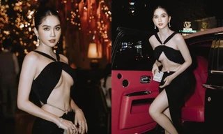 Ngọc Trinh khoe trọn vóc dáng nuột nà khi diện phong cách giống với Hoa hậu Thùy Tiên