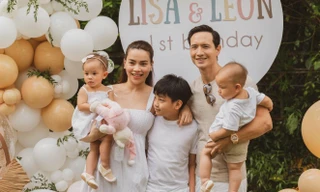 Cặp sinh đôi Lisa-Leon vừa tròn một tuổi, phải chăng Hồ Ngọc Hà đã mang thai tiếp?