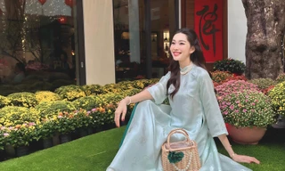 Hoa hậu Đặng Thu Thảo khoe ảnh đón Tết, bối cảnh có gì thay đổi so với 3 năm qua?
