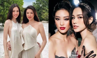 Khi các nàng hậu nhà Sen Vàng và Hoàn Vũ đứng chung một khung hình: Mười phân vẹn mười!