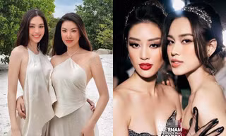 Khi các nàng hậu nhà Sen Vàng và Hoàn Vũ đứng chung một khung hình: Mười phân vẹn mười!