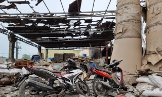 Hiện trường vụ việc.