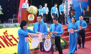 Đại biểu bầu Ban Chấp hành Công đoàn tỉnh Bắc Ninh khóa XVII.