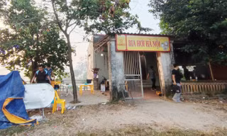 Hiện trường xảy ra vụ án.