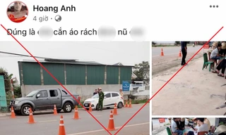Nội dung bài viết của tài khoản facebook “Hoang Anh”