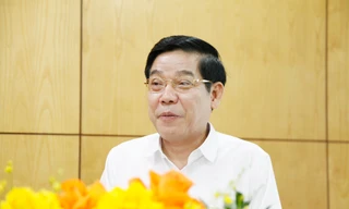 Bí thư Tỉnh ủy Bắc Ninh Nguyễn Văn Gấu phát biểu tại hội nghị. Ảnh: Nguyễn Thắng