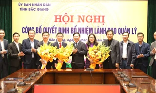 Bắc Giang bổ nhiệm Giám đốc Sở NN & PTNT và Sở Y tế.