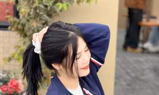 Chu Thị Hòa là nữ tân binh duy nhất ở tỉnh Bắc Giang viết đơn tình nguyện nhập ngũ.