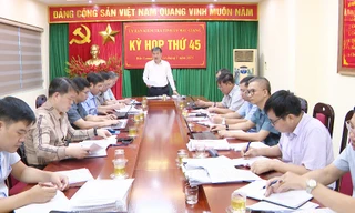 Ủy ban Kiểm tra (UBKT) Tỉnh ủy Bắc Giang khoá XIX, nhiệm kỳ 2020-2025 vừa tổ chức họp kỳ thứ 45.