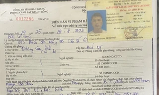 Biên bản vi phạm hành chính đối với ông T.