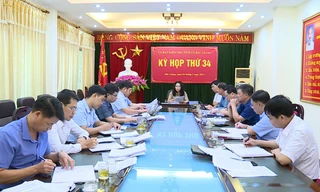 UBKT Tỉnh ủy Bắc Giang họp kỳ thứ 34.