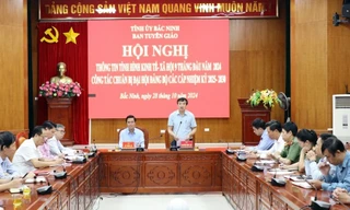 Bắc Ninh thông tin về Đại hội Đảng bộ các cấp.