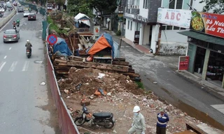 'Thúc' tiến độ đường Âu Cơ thi công 'bết bát'