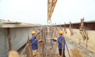 Vành đai 4 giải ngân đạt 72% và khắc phục thiếu đất đắp