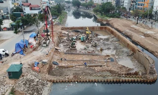Triển khai khẩn cấp dự án dẫn nước sông Hồng về sông Tô Lịch