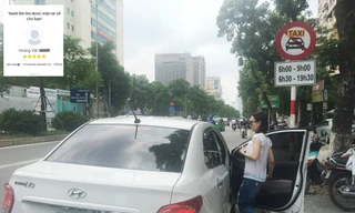 Đề nghị bỏ biển cấm, tránh bức xúc cho tài xế taxi