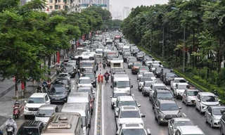 Phân làn, tách dòng xe trên đường Võ Chí Công từ ngày 9/7