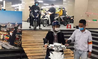 Cận cảnh bãi xe miễn phí thay thế bãi xe lậu tại ga tàu Cát Linh