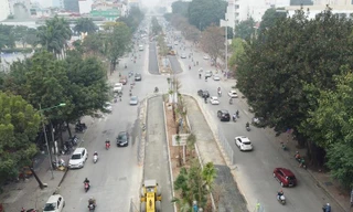 Công trường mở rộng đường Hoàng Quốc Việt yêu cầu xong trước 30/4