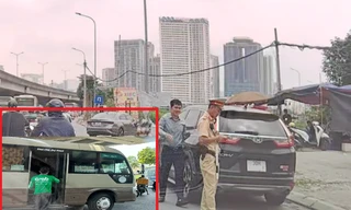 CSGT nói gì khi xe khách 'diễu' phố không bị xử lý?