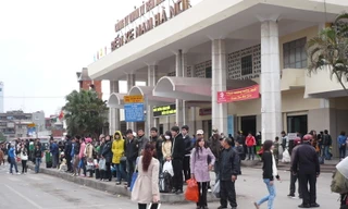 Các bến xe, vận tải khách Hà Nội hoạt động trở lại từ sáng nay. 