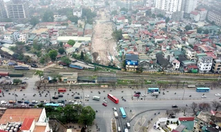 Đường Vành đai 2,5 đã hiện hình hài, hầm vượt vẫn là bãi đất trống