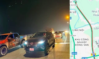 Cao tốc Cầu Giẽ - Ninh Bình hóa bãi xe khổng lồ, ùn tắc hơn 10 km