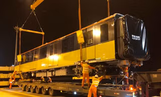 Đoàn tàu thứ 9 metro Nhổn - ga Hà Nội cập cảng Hải Phòng.