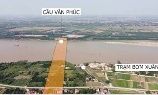 Cầu Vân Phúc qua sông Hồng hơn 3.400 tỷ đồng sẽ khởi công trong quý II/2024