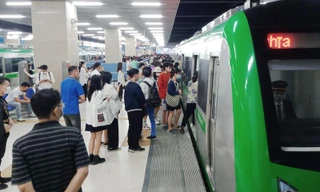 Khách đi tàu điện Cát Linh - Hà Đông lập kỷ lục dịp Tết Nhâm Dần 