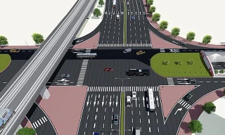 Khởi công xây dựng hầm chui Vành đai 2,5 qua đường Giải Phóng