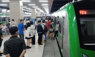 Khách đi tàu Cát Linh - Hà Đông tăng khoảng 30% so với trước Tết