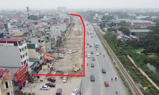 Cải tạo 4,8 km đường cửa ngõ Hà Nội 15 năm chưa xong