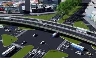 Thiết kế cầu vượt nút giao La Thành - Láng Hạ sẽ được khởi công vào cuối năm nay.