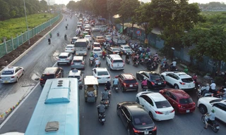 Hạ tốc độ đường Láng- Hoà Lạc xuống 60km/h để thi công nút giao với Vành đai 3,5