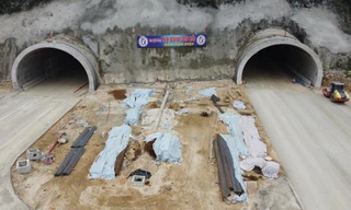 Thông hầm Tam Điệp qua núi, nối cao tốc giữa Ninh Bình và Thanh Hóa