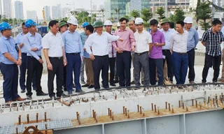 Lãnh đạo Hà Nội kiểm tra các dự án đầu tư công chiều nay.