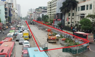 Phân luồng nút giao Giải Phóng - Kim Đồng: Phương tiện đi lại ra sao?