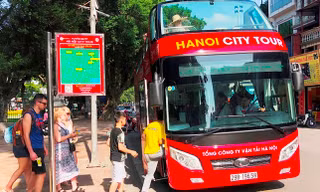 Miễn phí đi xe buýt 2 tầng ở Hà Nội dịp Quốc khánh 2/9 