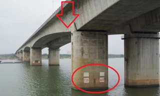 Cận cảnh các gối và dầm cầu Vĩnh Tuy có sự cố, được yêu cầu sửa chữa