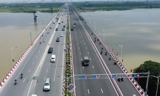 Hà Nội: Kết cấu dầm cầu Vĩnh Tuy cũ xuất hiện vết nứt