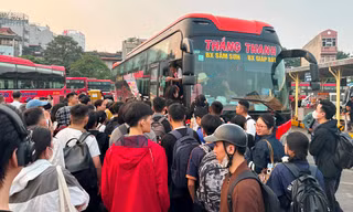 ‘Cháy’ xe khách về một số tỉnh thành, bến ‘tung’ xe tăng cường 