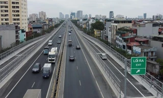 Thông xe các nhánh lên xuống đường trên cao vành đai 3, phương tiện đi lại thế nào? 