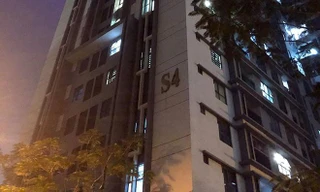 Tòa nhà nơi xảy ra sự việc.