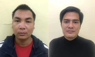 Hai đối tượng bị bắt giữ. Ảnh Công an cung cấp