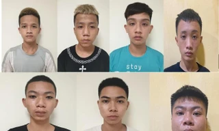 Nhóm đối tượng. Ảnh Công an cung cấp.