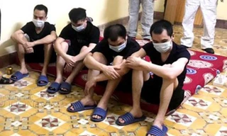 Nhóm người Trung Quốc nhập cảnh trái phép bị phát hiện. Ảnh Q.T